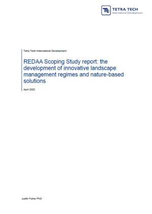 The development of innovative landscape management regimes and nature-based solutions