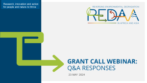 Grant Call 2 webinar: Q&A responses