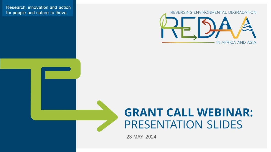 Grant call 2 webinar presentation slides